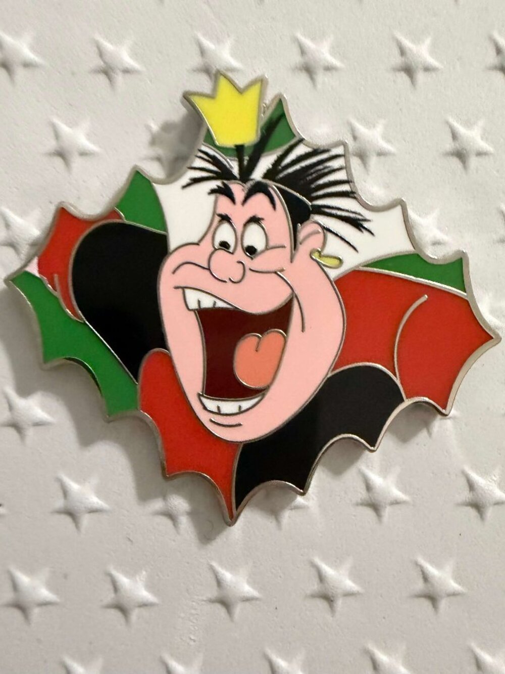 Queen of Hearts - Alice in Wonderland Disney Villains Laughing Booster Pack Pin